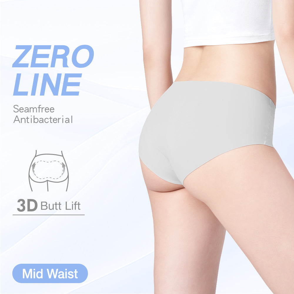 【Zero Line】Mid Waist - Seamfree Panty