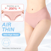 【Air Thin】Mid High Waist - Seamless Panty