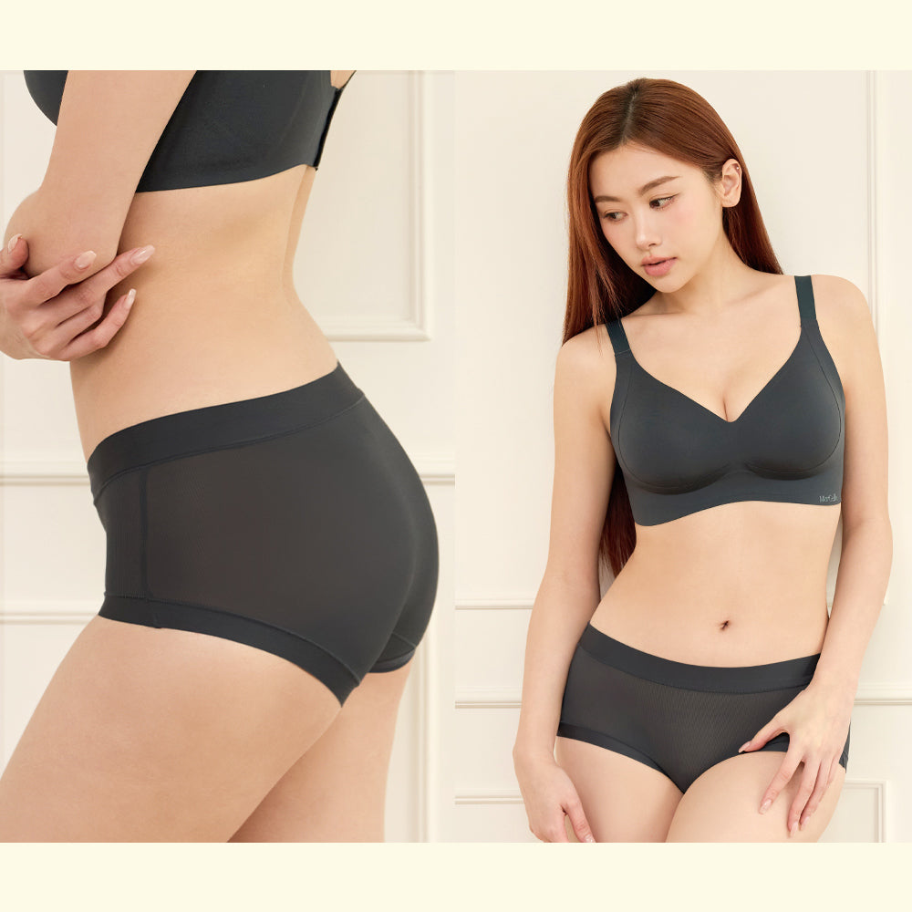 【Ultra Thin】Seamfree Antibacterial Panty - Full Coverage (Mid Waist)